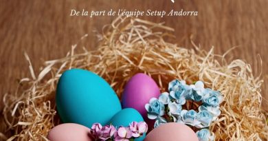 Toute l'équipe de Setup Andorra vous souhaite une joyeuse fête de Pâques !
