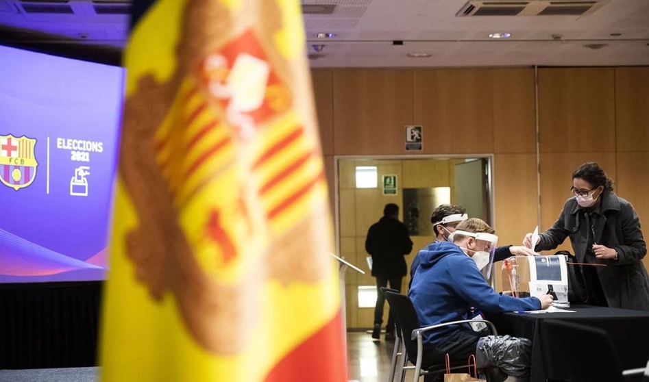   El Centre de Congressos acull avui la seu a Andorra de les eleccions a la presidència del @fcbarcelona