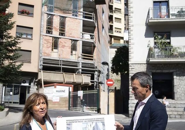 Un ascensor públic salvarà, d'aquí a uns mesos, el desnivell entre l'avinguda Príncep Benlloch i el carrer Ciutat de Valls.